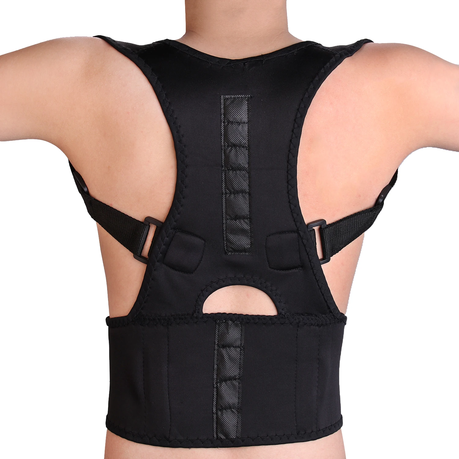

Adjustable Back Magnetic Posture Corrector, Black,beige