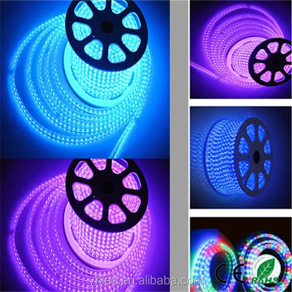 smd 3528 led strip no need power supply high voltage waterproof black light uv strip led