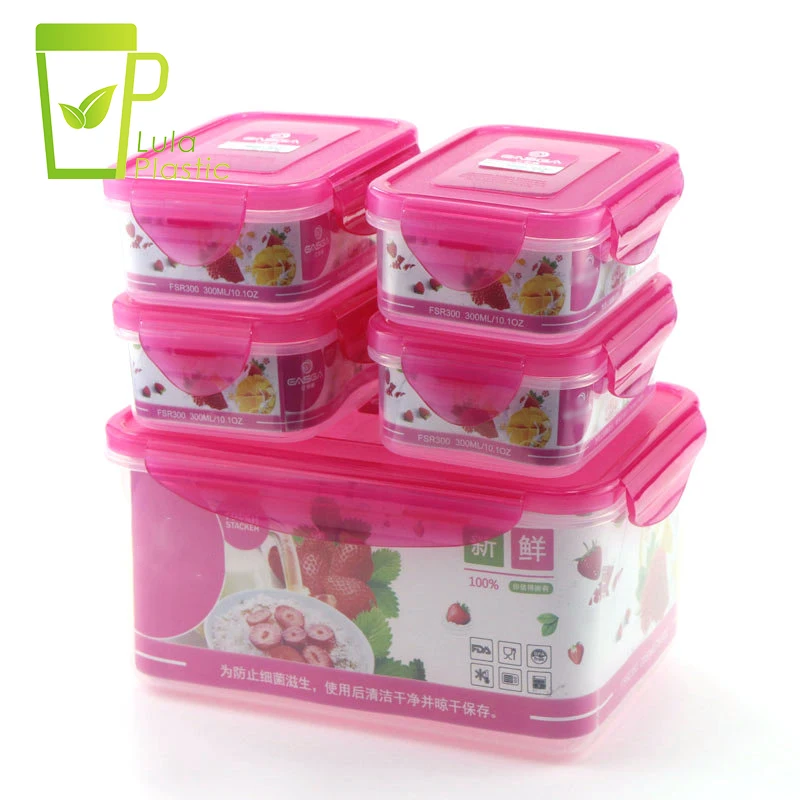 

LULA 2350ml All In One Durable Clip 4 Side Lock Plastic Airtight Fridge Food Storage Lunch Container