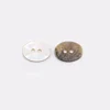 2 hole oval shape shine natural decorative mother of pearl shell button for shirt