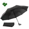 9 Ribs 210T Teflons Coating Pongee Fabric Waterproof Folding Umbrella