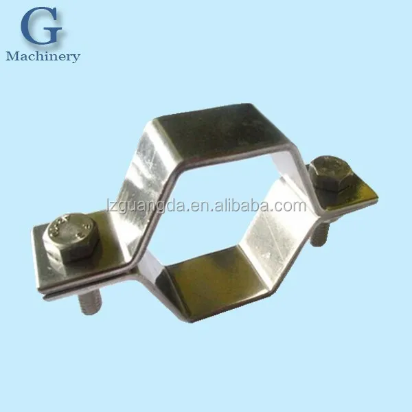 
Hexagon pipe clamp stainless steel 