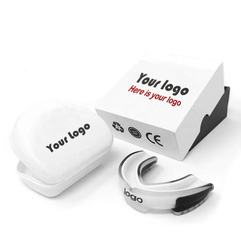Custom Logo Eva Moldable Sports Boxing basketball Gum Shield gumshield Mouthguard Mouth Guard
