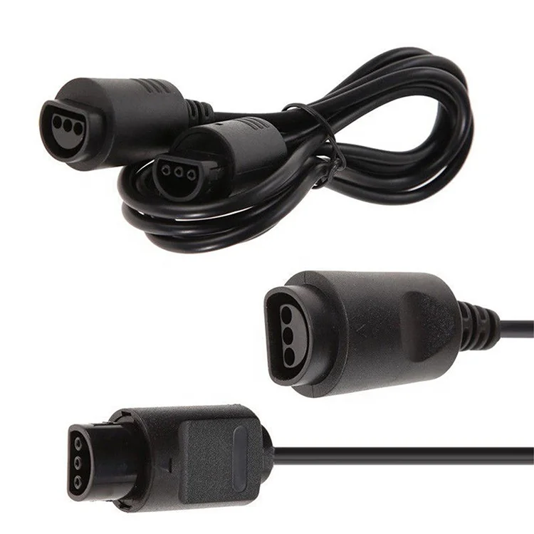 

6 Feet 1.8 Meter Extended Extension Cable Cord for Nintendo 64 N64 Controller, Black