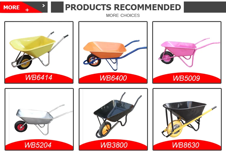 Black Plastic Tray Orange Frame Two Wheel Wheelbarrow - Buy Wheelbarrow ...