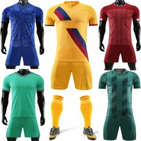 

2019 20 club team soccer jersey thailand football jerseys set custom logo training shirt and shorts