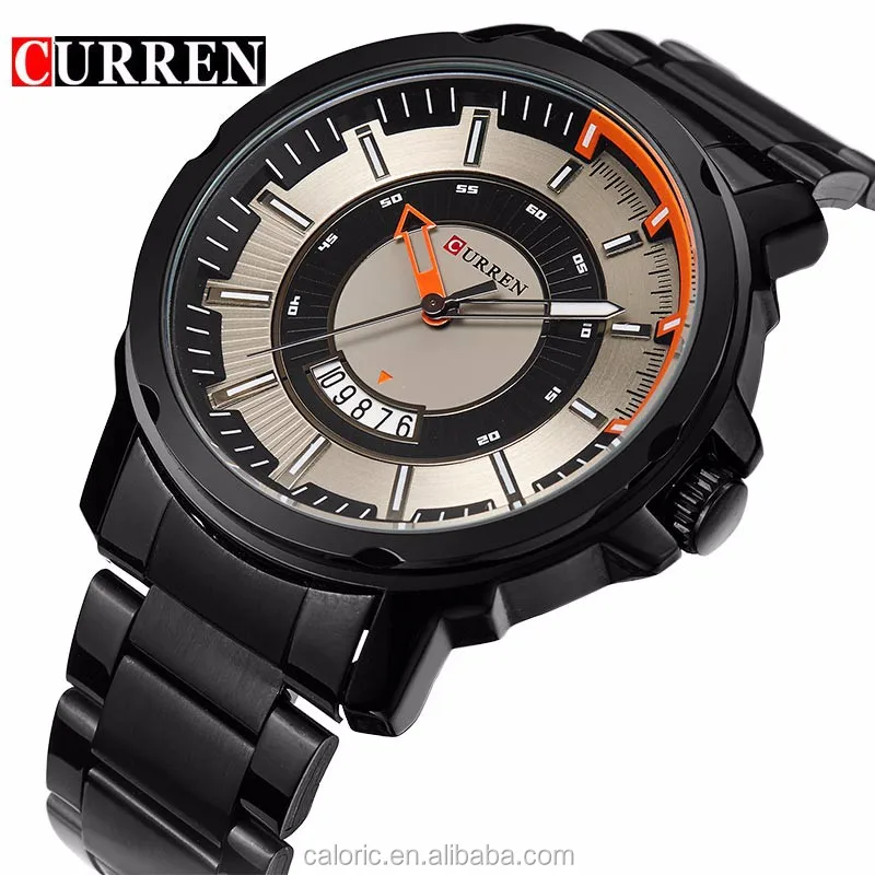 

2017 CURREN 8229 Watches Men Top Brand Luxury Curren Date Army Military Watches Mens Quartz Clock Curren Men Watch Orologio Uomo, 5 color choose