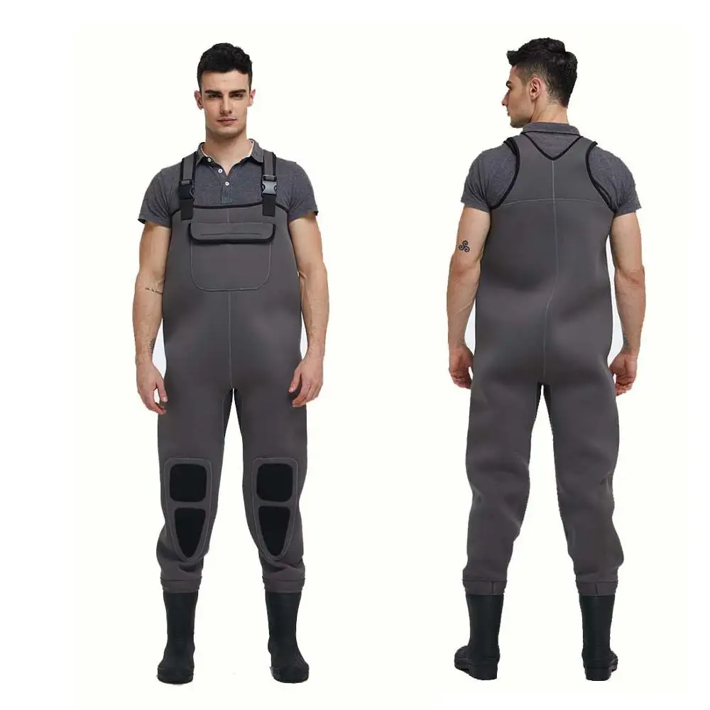
Hotsales camo waterproof neoprene fishing chest wader fishing boots chest wader 
