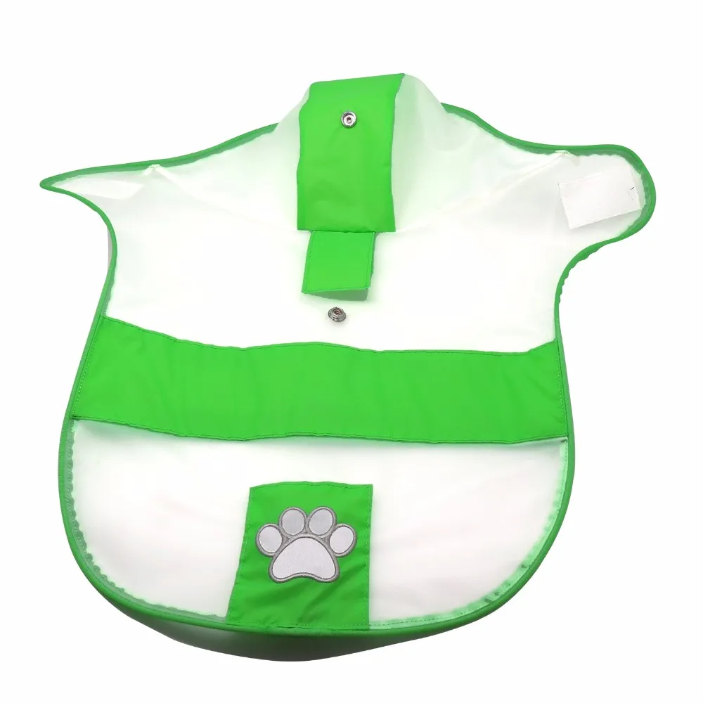 High Quality Pet Dogs Reflective Raincoat 100% Waterproof Rain Coat with 4 Legs for Dogs