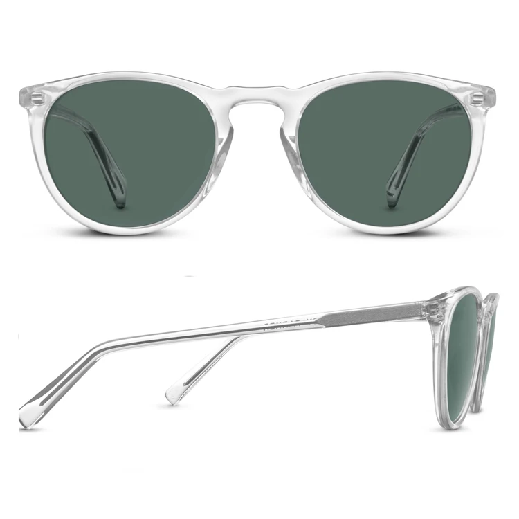 

Unisex Polarized Acetate Sunglasses Handmade Sun Glasses with Custom Logo 1504