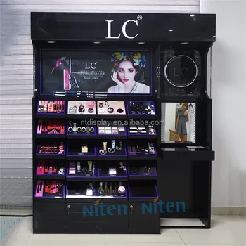 Creative Color Design Cosmetic Display Cabinet And Showcase Buy