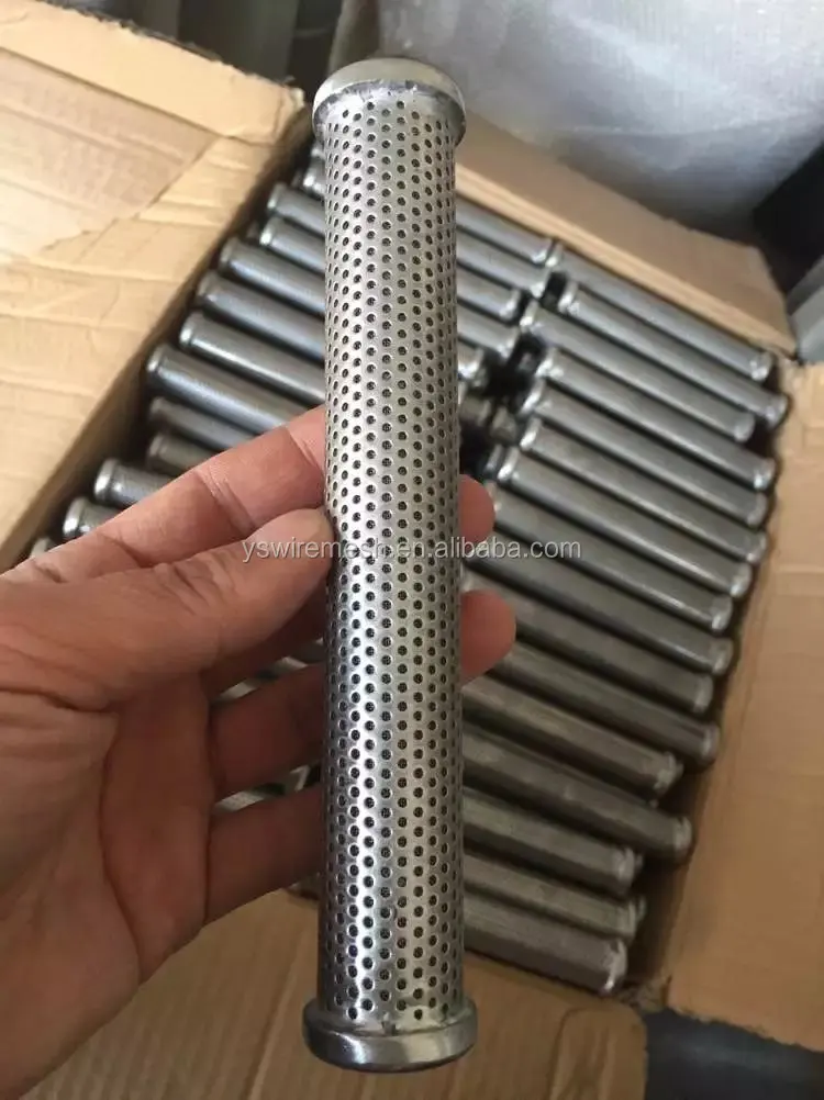 Ss304 Stainless Steel Woven Filter Mesh Perforated Metal Mesh Filter Tubes Stainless Steel 8842