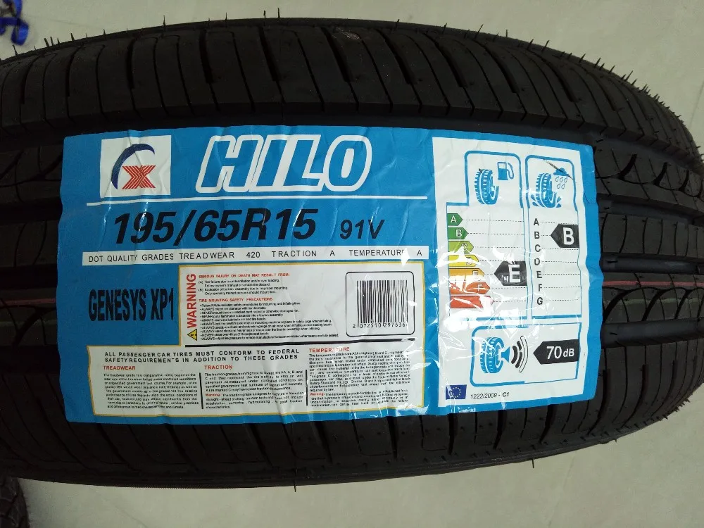 Hilo Brand 185x70x14 Car Tyre Hilo Tire Ltr 195r14c 185r14c 195r15c