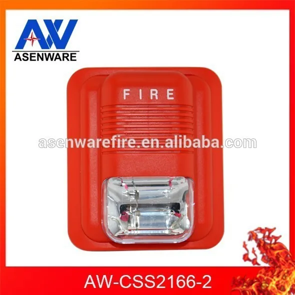 24VDC LED type Conventional Fire Alarm Strobe Siren With 100dB Sound