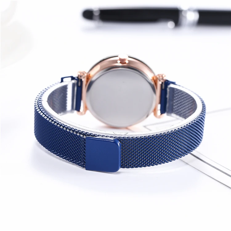 New Design TW100 Top Luxury Women Watch Magnet Buckle Milan Mesh Strap Diamond Fancy Female Wristwatch