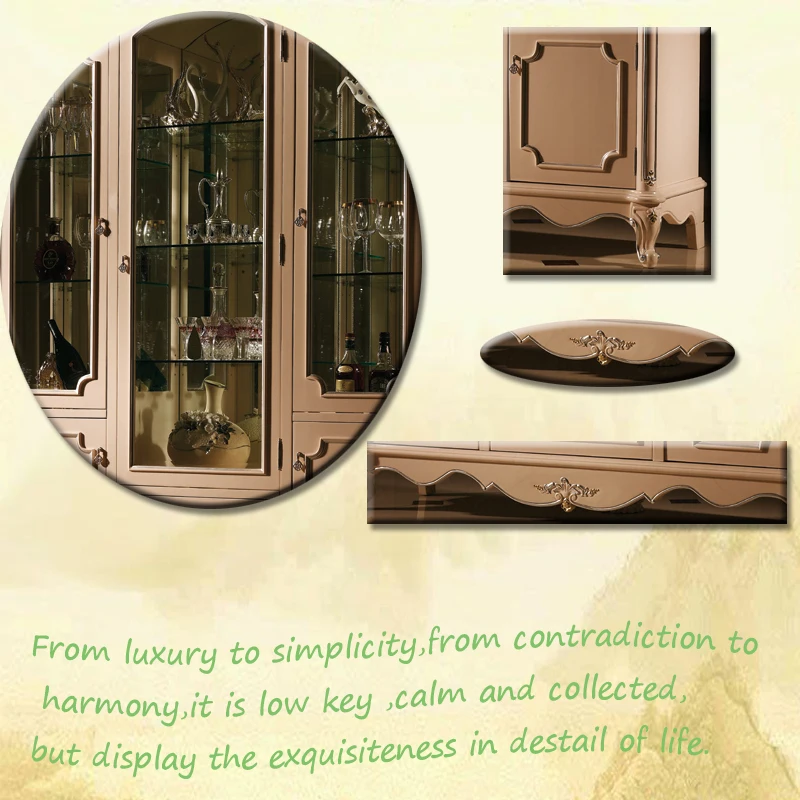 Classic Living Room White 3 Doors Tall Glass Wine Buy