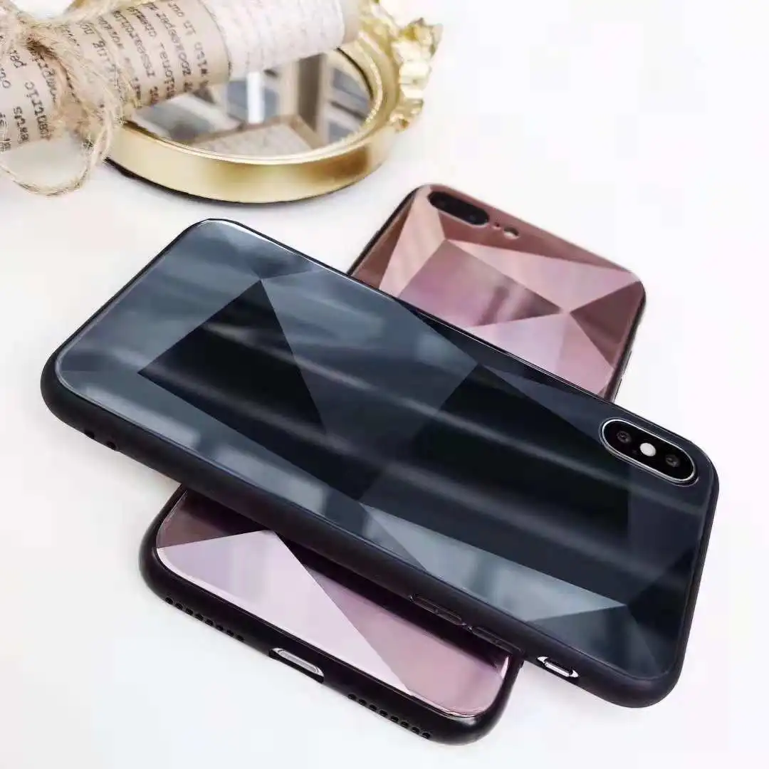 

High Quality Beauty Cell Phone Tempered Glass Phone Cover For IPhone 7 X 6 plus