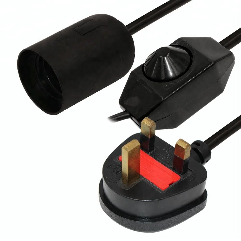 Iec C7 To Uk Standard 3pin Fuse Plug Power Cord 22