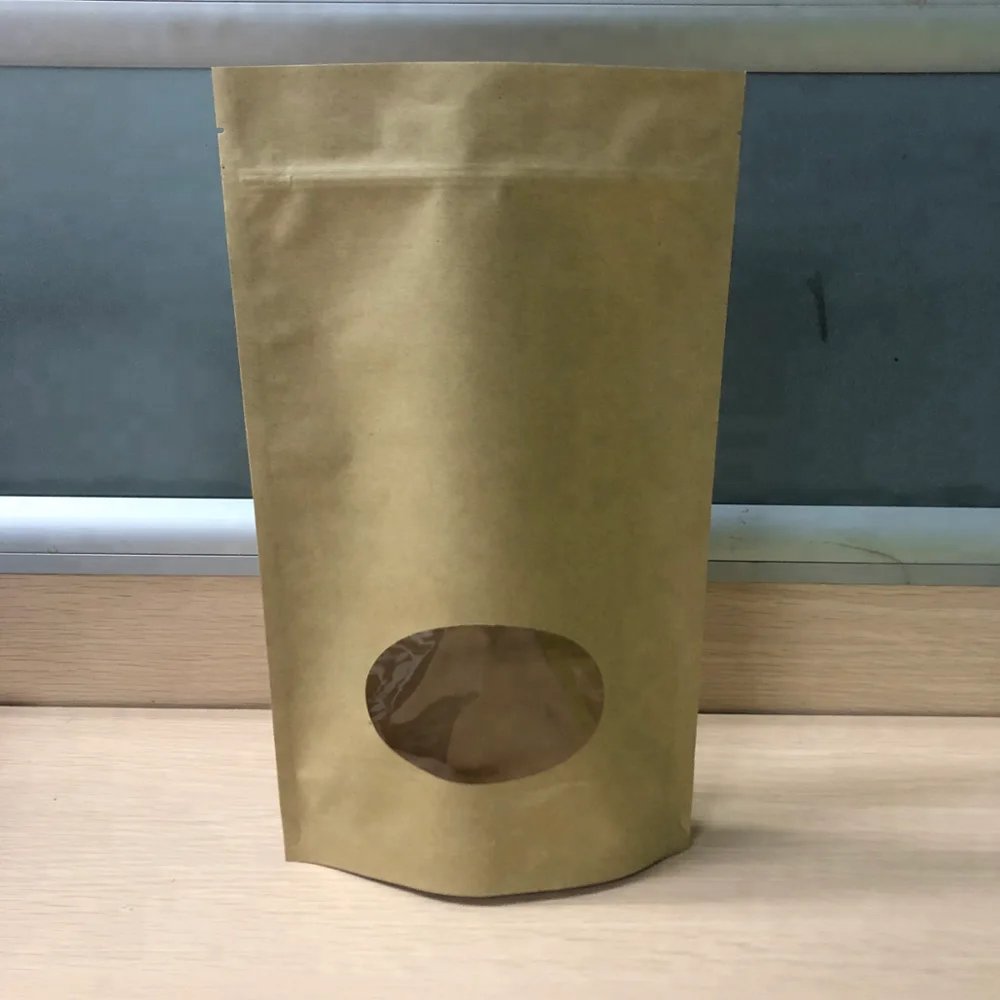 Craft Paper Resealable Zipper Customs Own Logo Hot Roast Chicken Food