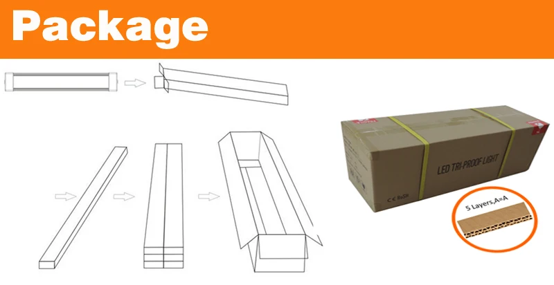 Cold Room Storage, Waterproof, IP65, 8ft, LED - detail 12