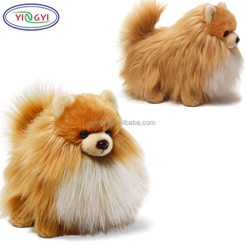 fluffy dog stuffed animal