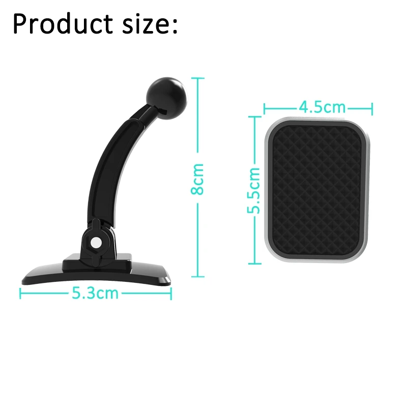 New Magnet Dashboard Magnetic Car Mount Holder smart phone car holder 360 rotating car dashboard Holder