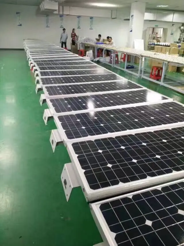 IP65 outdoor integrated motion sensor 30w 60wall in one led solar street light