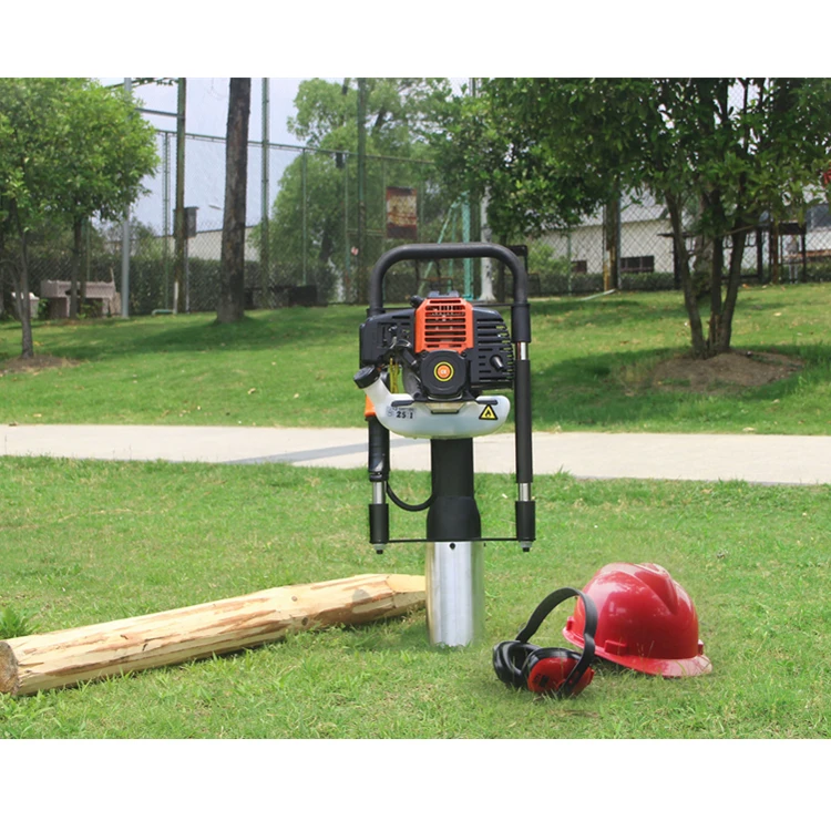
2 Stroke 52CC Gasoline Push Pile Driver Farm Fence Gas Powered T Post Driver 