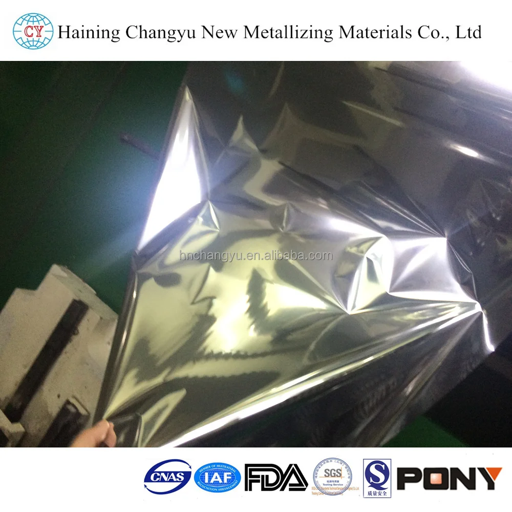 
Food Grade Laminating Roll Film Metallized PET/CPP/BOPP/PE Film 