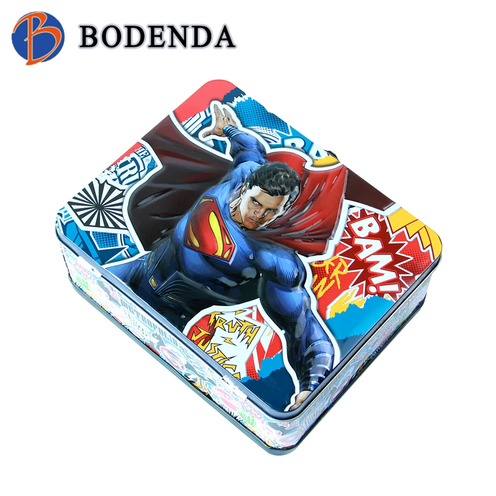 kids tin lunch box/lunch box tin with handle/anime bento boxes