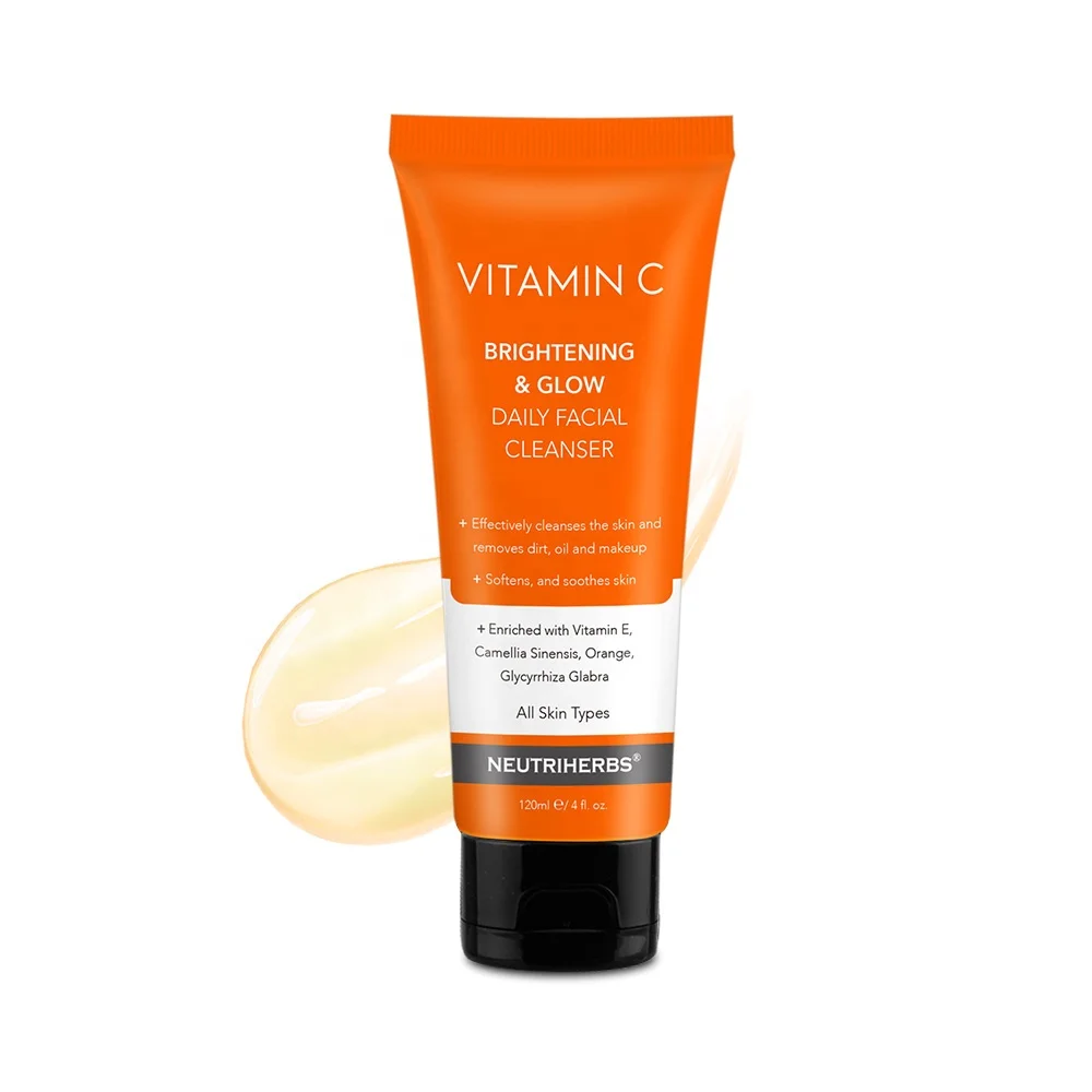 

Private Label Deep Cleaning Whitening Vitamin C Cleanser Face Wash