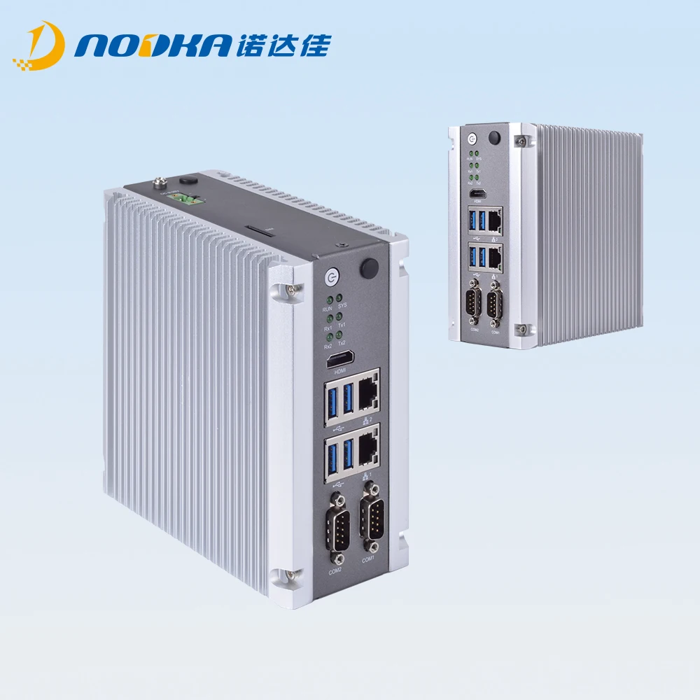 Nodka hot selling and high quality apollo lake J3355 industrial din rail embedded pc