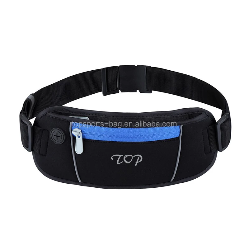 

Private Label Anti-Bouncing High Low MOQ Neoprene Fanny Pack Waist Bag