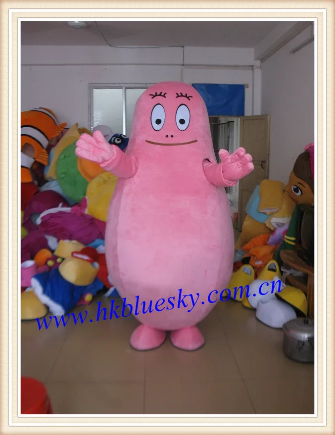 Custom Adult Pink Barbapapa Mascots Costumes Buy Barbapapa Mascots 