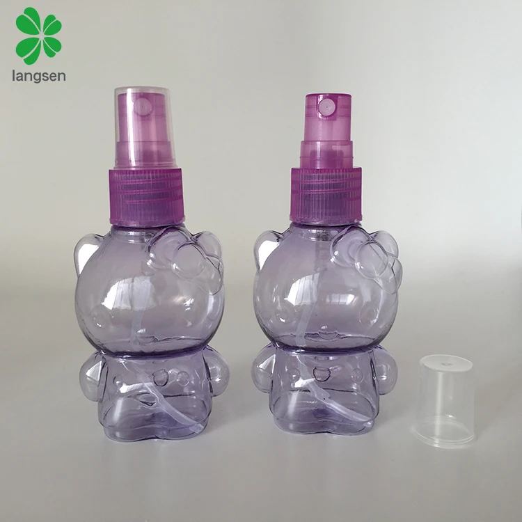 50ml cartoon animal bear shape mist spray bottle
