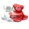 I love you hug heart bear propose show love party decorations animal balloon wedding decoration balloons