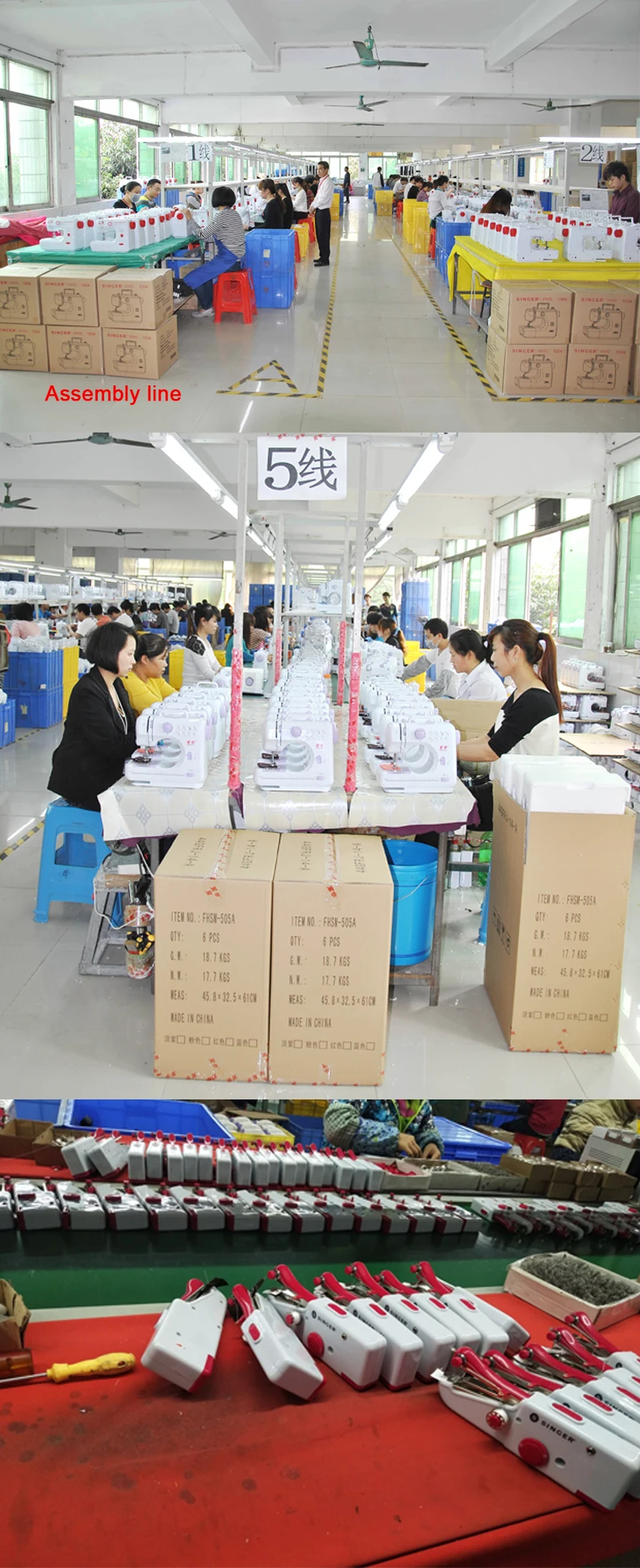 FangHua FHSM-505 mini buttonhole China sewing machine for edging