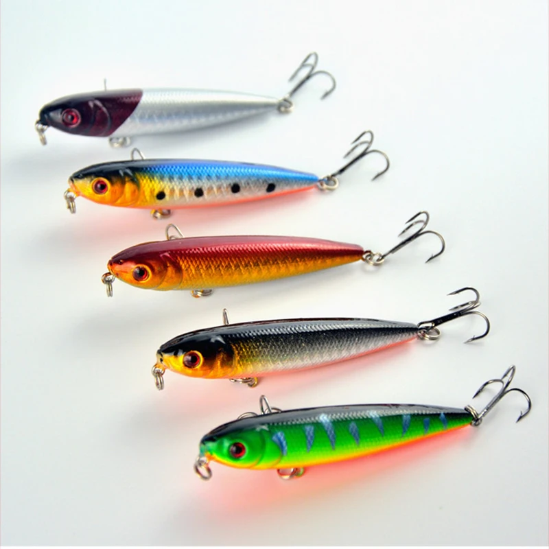 

Fishing Lure 7cm 9g Lifelike 3D Eyes 6# Hooks Sinking Baits Crankbait 5 Colors Artificial Baits Fishing Tackle