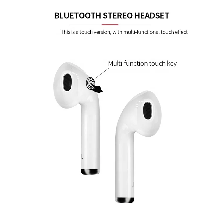 

I12 TWS 2019 New Colorful HD Voice Bt5.0 Hands Free Sport Wireless Earphone