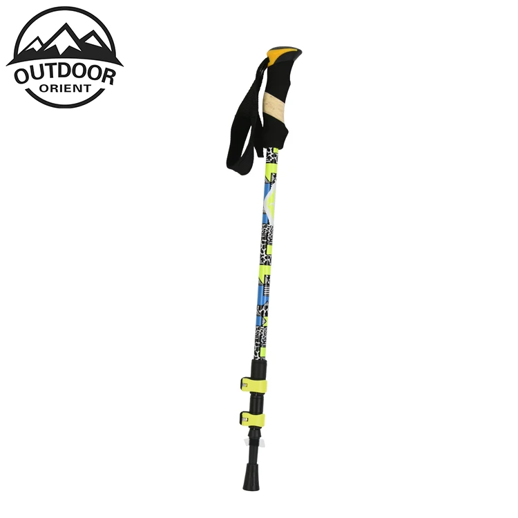 
Carbon Fiber Ultralight Nordic Telescopic Trekking Poles Hiking Walking Stick 