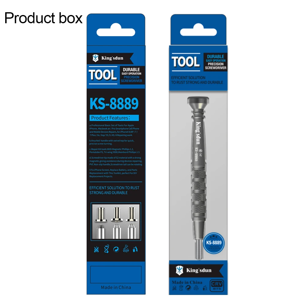 New Arrival Cnc S2 Steel Precision Pentalobe P5 Five Star Screwdriver For Laptop Removing Screws