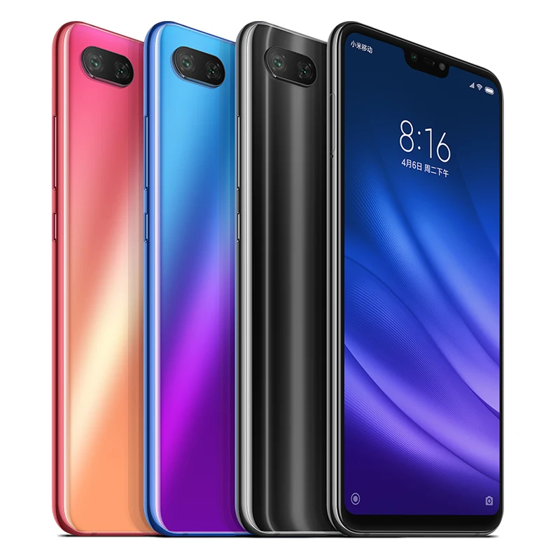 

Dropshipping Original xiaomi mi 8 lite 4gb 64gb snapdragon 660 24MP front camera android cell phone mobile