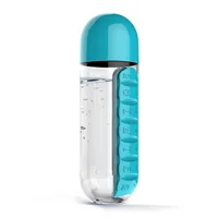 

pill box water bottle /sports boluse drink bottle /daily medicine bottle