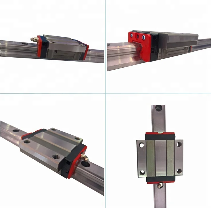 Dust Proof Lm Guide Linear Guide Bearing Rail Set With Slides For Cnc