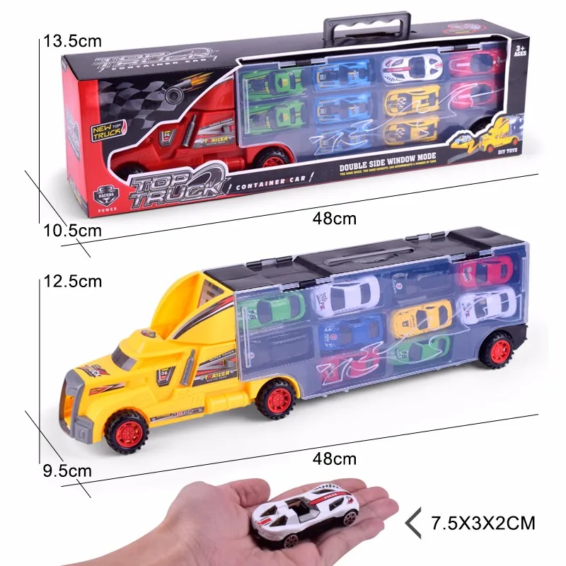 Oem 10 Alloy Diecast Large Trailer Truck Toy Vacuum Truck Buy Toy