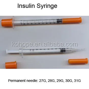 
Veterinary Insulin Syringes with needle 