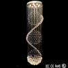 Modern large hanging crystal ball spiral raindrop crystal chandelier