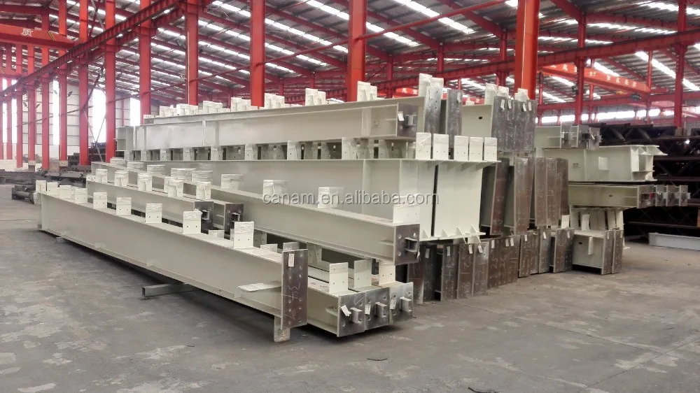 High quality steel beam and column industrial plant