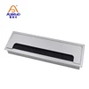 aluminum alloy brush grommet office table design socket and cable management desk