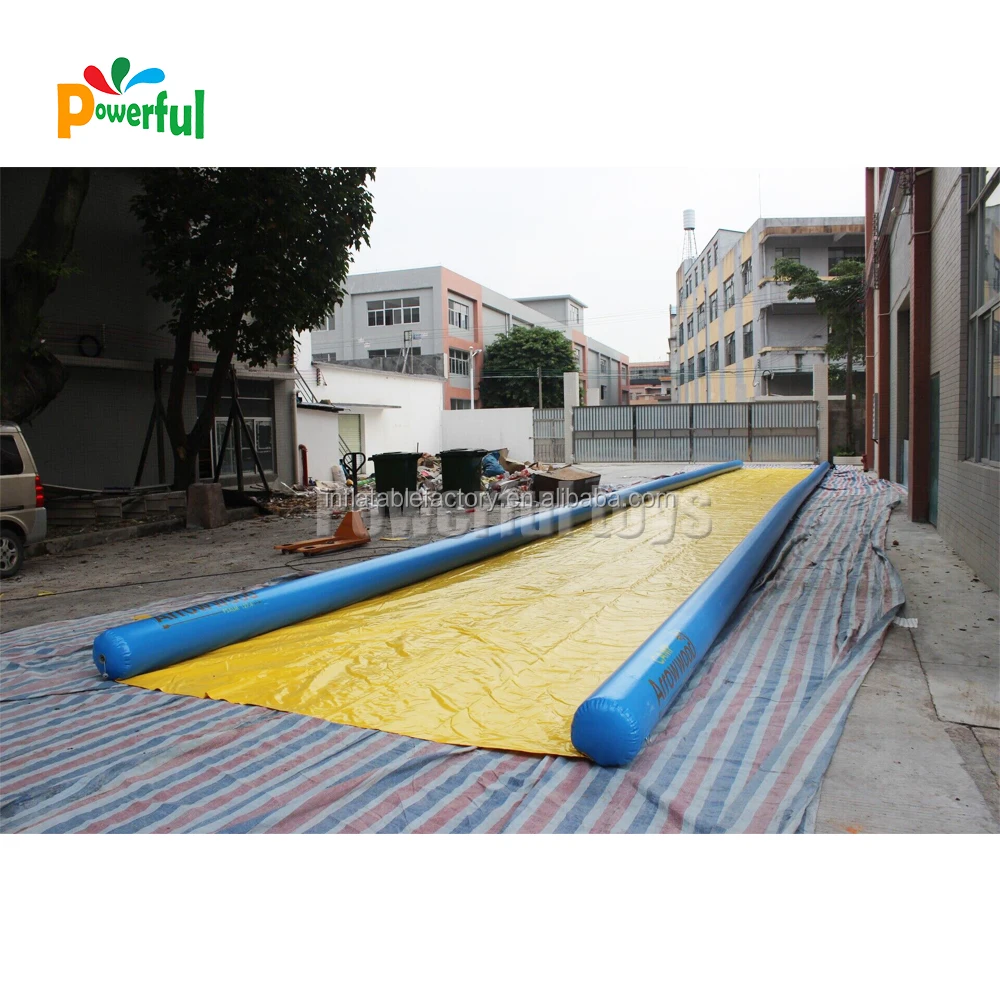 30ft inflatable water slip n slide airtight inflatable water slip n slide with suitable pump
